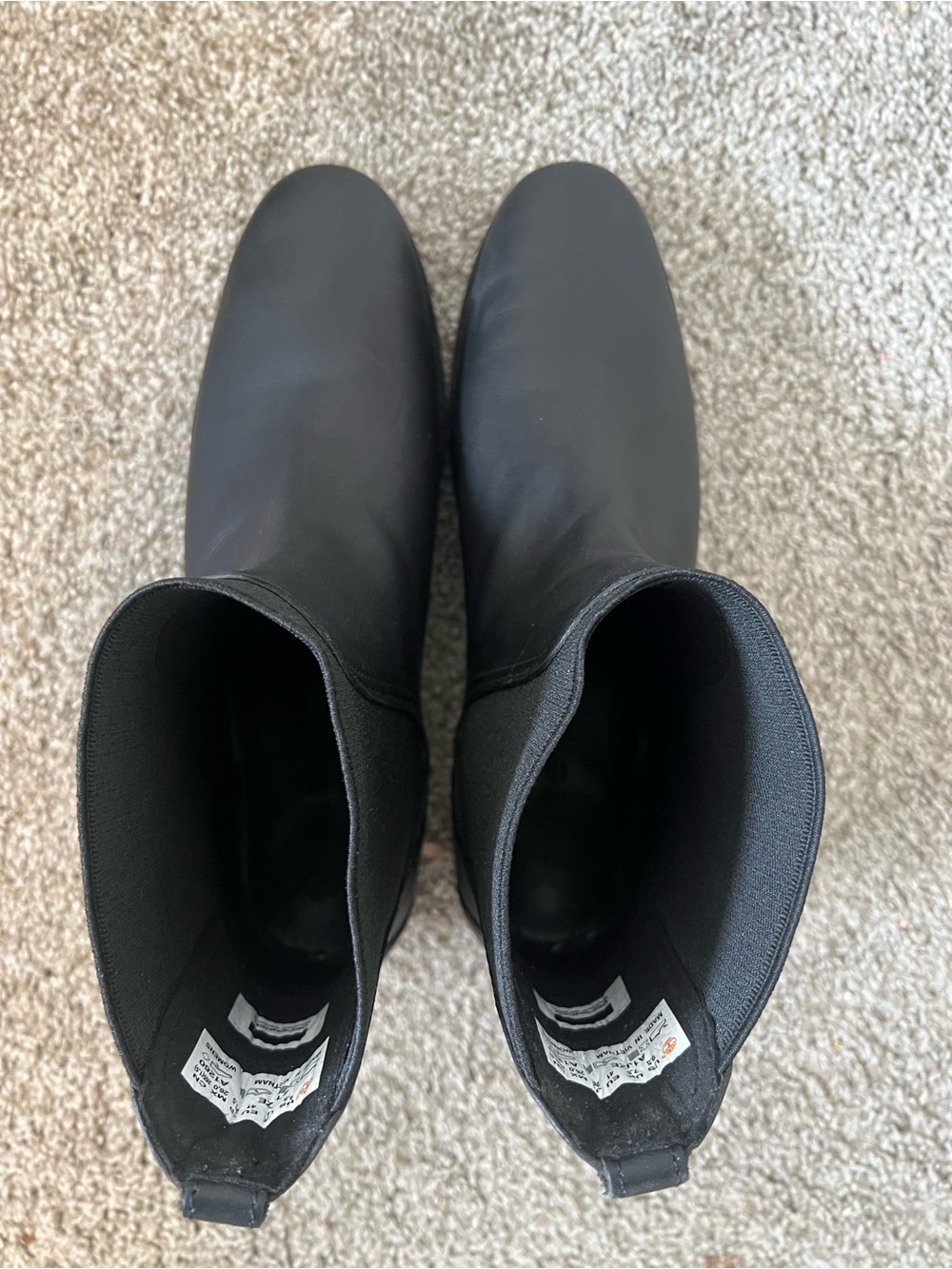 Timberland Men's Black Ankle Boots — Slip-On Chelsea Style